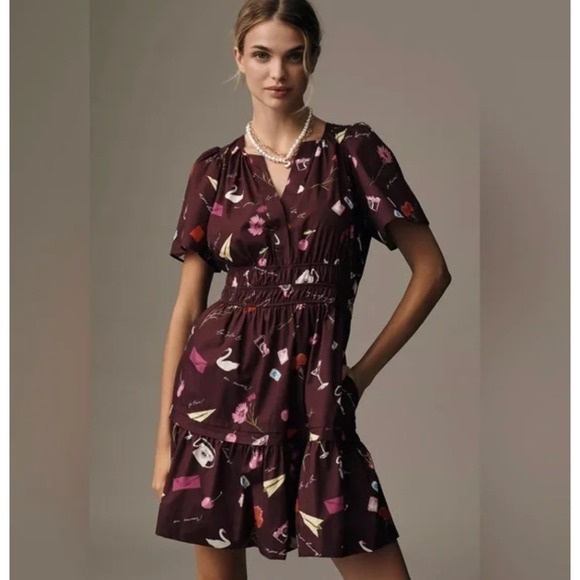 Anthropologie Somerset Mini Dress Size XL - Picture 3 of 11